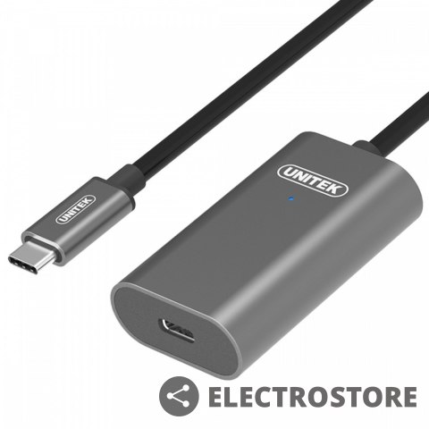 Unitek Przedłużacz aktywny USB Typ-C 3.1, 5m, M/F; U305A Unitek Przedłużacz aktywny USB Typ-C 3.1, 5m, M/F; U305A