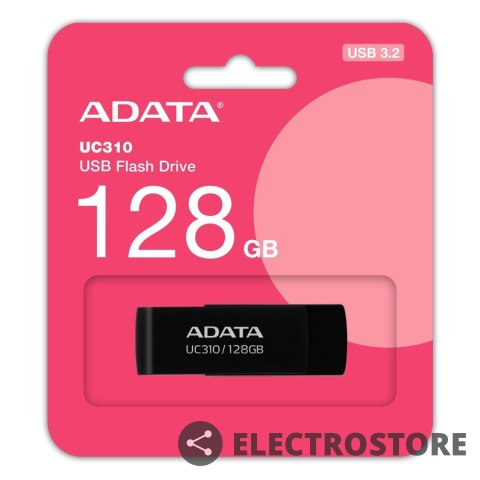 Adata Pendrive UC310 128GB USB3.2 czarny Adata Pendrive UC310 128GB USB3.2 czarny