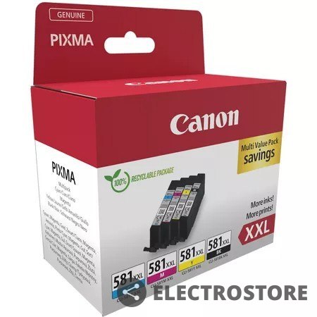 Canon Multipack CLI-581XXL BK/C/M/Y 1998C007 Canon Multipack CLI-581XXL BK/C/M/Y 1998C007