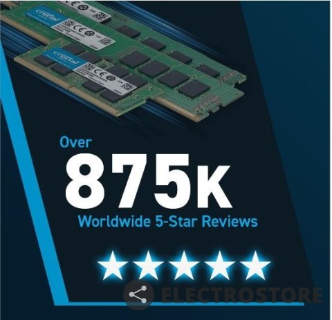 Crucial Pamięć do notebooka DDR5 SODIMM 64GB(2*32) /5600 CL46 (16Gbit) Crucial Pamięć do notebooka DDR5 SODIMM 64GB(2*32) /5600 CL46 (16Gbit)
