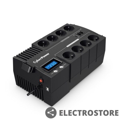 CyberPower Zasilacz awaryjny UPS BR700ELCD-FR 700VA/420W AVR/LCD/8xFR/1xUSB/RJ11/RJ45