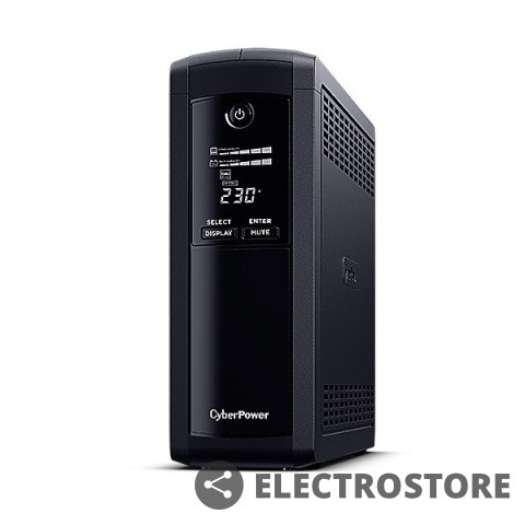 CyberPower Zasilacz awaryjny UPS VP1600ELCD-FR 1600VA/960W AVR/USB/LCD/5xFR