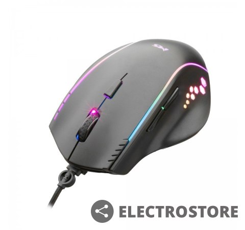 MS Mysz gamingowa przewodowa Nemesis C370 7200 DPI 7P RGB LED czarna MS Mysz gamingowa przewodowa Nemesis C370 7200 DPI 7P RGB LED czarna