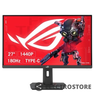 Asus Monitor 27 cali XG27ACS ROG IPS-F 180Hz 1MS/350cd/m2/HDMI DP PIVOT USB-C H:0-120MM