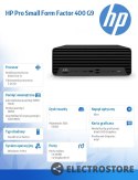 HP Inc. Komputer stacjonarny Pro Small Form Factor 400 G9 i3-13100 512GB/16GB/DVD/W11P 99N73ET