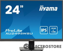 IIYAMA Monitor 24 cale XU2495WSU-B7 IPS,16:10,300cd,4ms,HDMI,DP,3xUSB(3.2), 1xUSB-c,2x2W,FlickerFree