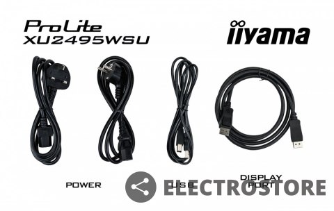 IIYAMA Monitor 24 cale XU2495WSU-B7 IPS,16:10,300cd,4ms,HDMI,DP,3xUSB(3.2), 1xUSB-c,2x2W,FlickerFree IIYAMA Monitor 24 cale XU2495WSU-B7 IPS,16:10,300cd,4ms,HDMI,DP,3xUSB(3.2), 1xUSB-c,2x2W,FlickerFree
