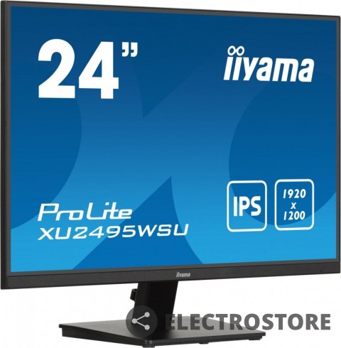 IIYAMA Monitor 24 cale XU2495WSU-B7 IPS,16:10,300cd,4ms,HDMI,DP,3xUSB(3.2), 1xUSB-c,2x2W,FlickerFree IIYAMA Monitor 24 cale XU2495WSU-B7 IPS,16:10,300cd,4ms,HDMI,DP,3xUSB(3.2), 1xUSB-c,2x2W,FlickerFree