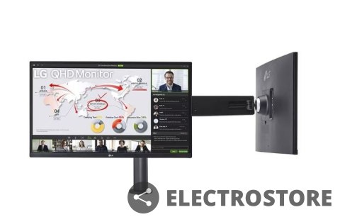 LG Electronics Monitor 27QP88DP-BS 27 cali QHD Ergo Dual LG Electronics Monitor 27QP88DP-BS 27 cali QHD Ergo Dual