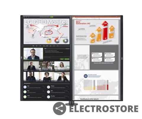 LG Electronics Monitor 27QP88DP-BS 27 cali QHD Ergo Dual LG Electronics Monitor 27QP88DP-BS 27 cali QHD Ergo Dual