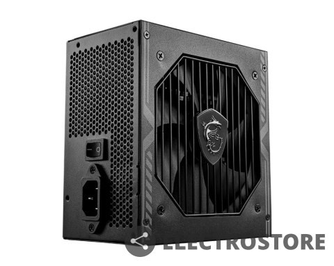 MSI Zasilacz MAG A750BN PCIE5 750W 80PLUS BRONZE F.MODULAR MSI Zasilacz MAG A750BN PCIE5 750W 80PLUS BRONZE F.MODULAR