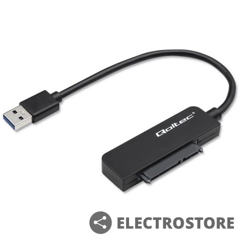 Qoltec Adapter SATA | Przejściówka na dysk SSD HDD 2.5" | USB 3.0 | Super speed 5Gb/s | 2TB