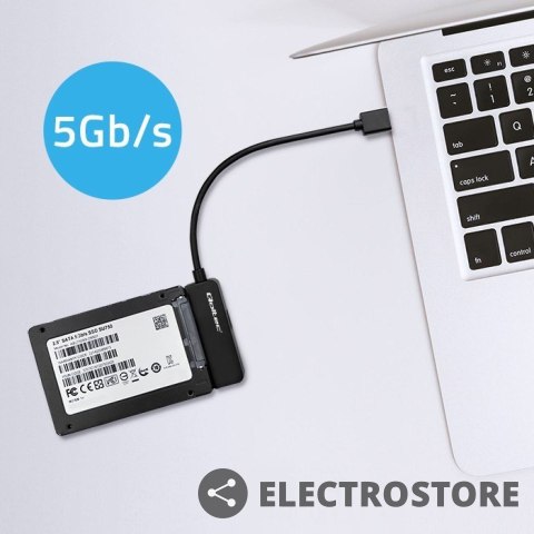 Qoltec Adapter SATA | Przejściówka na dysk SSD HDD 2.5" | USB 3.0 | Super speed 5Gb/s | 2TB Qoltec Adapter SATA | Przejściówka na dysk SSD HDD 2.5" | USB 3.0 | Super speed 5Gb/s | 2TB