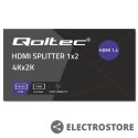 Qoltec Aktywny rozdzielacz Splitter 2 x HDMI 4K x 2K | 3.4Gb/s