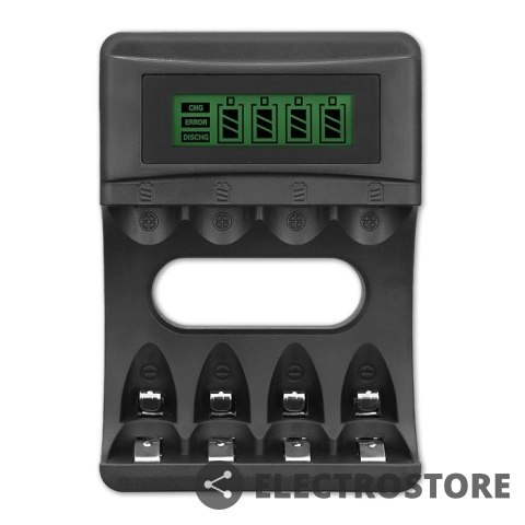 Qoltec Ładowarka do akumulatorków Ni-MH typu R03/AAA R6/AA | 1800mA Qoltec Ładowarka do akumulatorków Ni-MH typu R03/AAA R6/AA | 1800mA