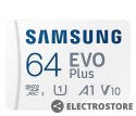 Samsung Karta pamięci microSD MB-MC64SA EU EVO Plus 64GB + adapter