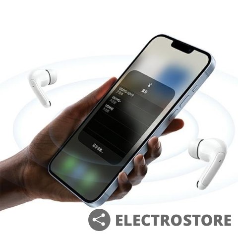 USAMS Łuchawki Bluetooth TWS 5.3 X-Don Series Dual microfon ENC czarne USAMS Łuchawki Bluetooth TWS 5.3 X-Don Series Dual microfon ENC czarne