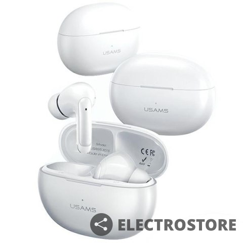 USAMS Łuchawki Bluetooth TWS 5.3 X-Don Series Dual microfon ENC czarne USAMS Łuchawki Bluetooth TWS 5.3 X-Don Series Dual microfon ENC czarne