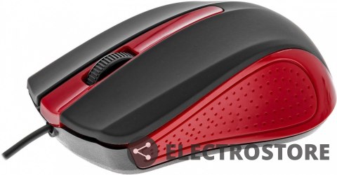YENKEE Mysz przewodowa USB 3 przyciski, gumowana powierzchnia YENKEE Mysz przewodowa USB 3 przyciski, gumowana powierzchnia