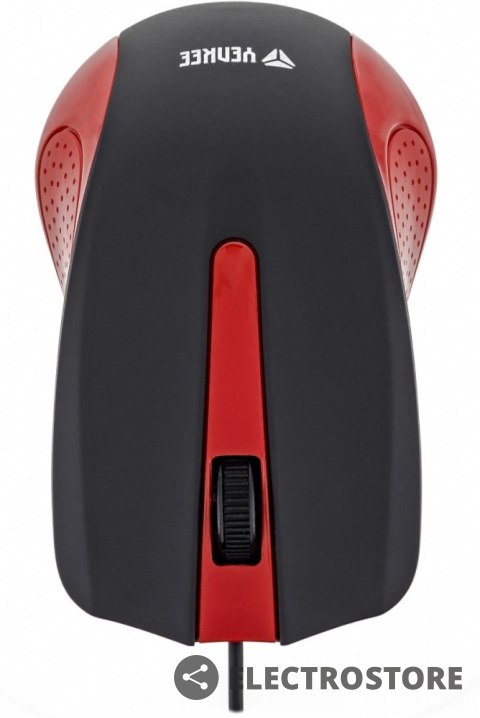YENKEE Mysz przewodowa USB 3 przyciski, gumowana powierzchnia YENKEE Mysz przewodowa USB 3 przyciski, gumowana powierzchnia