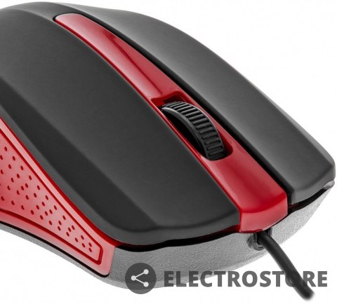 YENKEE Mysz przewodowa USB 3 przyciski, gumowana powierzchnia YENKEE Mysz przewodowa USB 3 przyciski, gumowana powierzchnia