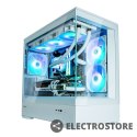 Zalman Obudowa P30 V2 MicroATX Mini Tower 3 FansRGB Biała