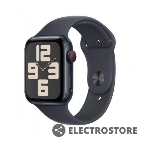 Apple Watch SE GPS + Cellular, koperta 40 mm z aluminium w kolorze północy z paskiem sportowym w kolorze północy - rozmiar M/L