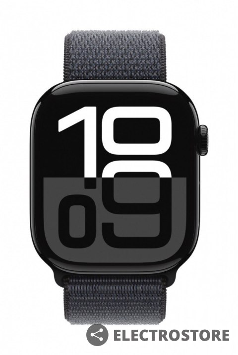 Apple Watch Series 10 GPS + Cellular, koperta 46 mm z aluminium w kolorze onyksu z opaską sportową w kolorze atramentowym Apple Watch Series 10 GPS + Cellular, koperta 46 mm z aluminium w kolorze onyksu z opaską sportową w kolorze atramentowym
