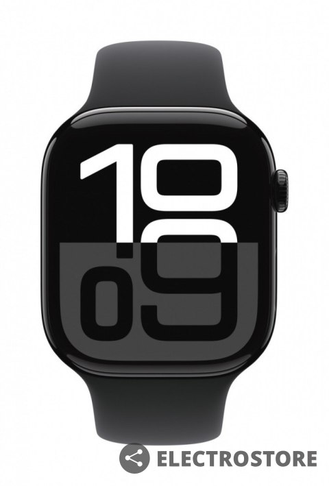 Apple Watch Series 10 GPS + Cellular, koperta 46 mm z aluminium w kolorze onyksu z paskiem sportowym w kolorze czarnym - rozmiar M/L Apple Watch Series 10 GPS + Cellular, koperta 46 mm z aluminium w kolorze onyksu z paskiem sportowym w kolorze czarnym - rozmiar M/L