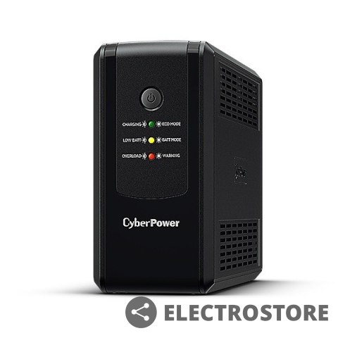 CyberPower Zasilacz awaryjny UPS UT650EG 650VA/360W 4ms/AVR/3xSchuko/RJ11/RJ45