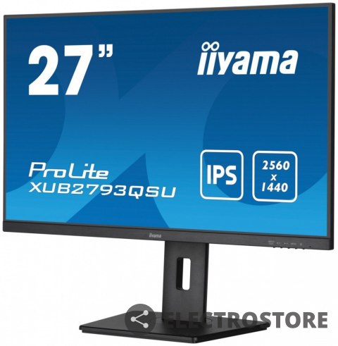 IIYAMA Monitor 27 cali XUB2793QSU-B7 IPS, QHD, HAS(150mm), 100Hz, 300cd IIYAMA Monitor 27 cali XUB2793QSU-B7 IPS, QHD, HAS(150mm), 100Hz, 300cd