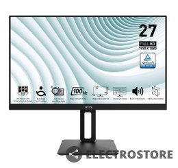 MSI Monitor PRO MP271AP 27 cali /LED/FHD/Flat/100Hz/Black