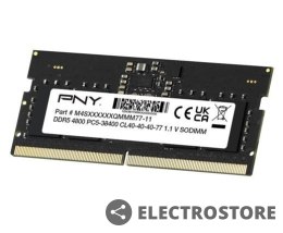 PNY Pamięć do notebooka 16GB DDR5 SODIMM 4800 MN16GSD54800-BLK