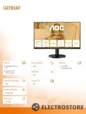 AOC Monitor U27B3AF 27 cali IPS 4K HDMIx2 DP HAS Głośniki