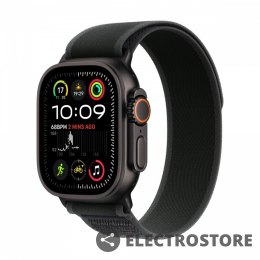 Apple Watch Ultra 2 GPS + Cellular, koperta 49 mm z tytanu w kolorze czarnym z opaską Trial M/L w kolorze czarnym