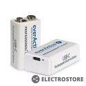 EverActive Akumulator 6F22/9V Li-ion 550 mAh USB-C