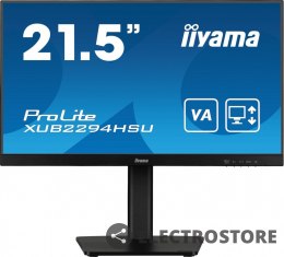 IIYAMA Monitor 21.5 cali XUB2293HSU-B7 IPS, 100Hz, Pivot, HAS(150mm), 300cd