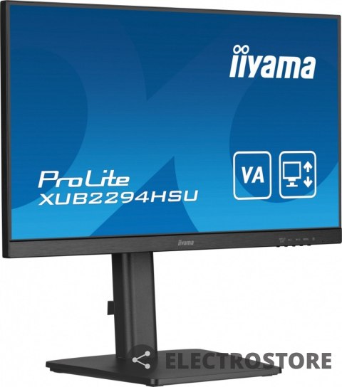 IIYAMA Monitor 21.5 cali XUB2293HSU-B7 IPS, 100Hz, Pivot, HAS(150mm), 300cd IIYAMA Monitor 21.5 cali XUB2293HSU-B7 IPS, 100Hz, Pivot, HAS(150mm), 300cd