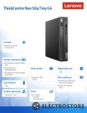 Lenovo Komputer ThinkCentre Neo 50q Tiny G4 12LN0026PB W11Pro i3-1215U/8GB/512GB/INT/3YRS OS