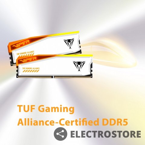 Patriot Pamięć DDR5 Viper Elite 5 RGB TUF 32GB/6600 (2x16GB) CL34 Patriot Pamięć DDR5 Viper Elite 5 RGB TUF 32GB/6600 (2x16GB) CL34