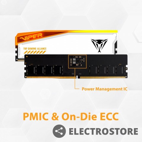 Patriot Pamięć DDR5 Viper Elite 5 RGB TUF 32GB/6600 (2x16GB) CL34 Patriot Pamięć DDR5 Viper Elite 5 RGB TUF 32GB/6600 (2x16GB) CL34