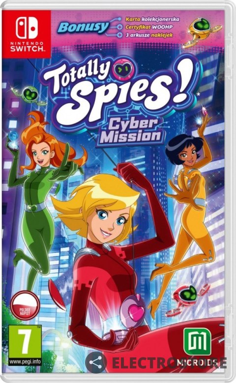 Plaion Gra Nintendo Switch Odlotowe Agentki Totally Spies Cybermisja