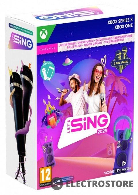 Plaion Gra Xbox one/Xbox Series X Lets Sing 2025 2-mic