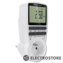 Qoltec Elektroniczny programator czasowy PC0628 | 3680W | 16A | LCD