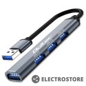 Qoltec HUB adapter USB 3.0 4w1 | USB 3.0 | 3x USB 2.0