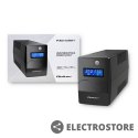 Qoltec Zasilacz awaryjny UPS | Monolith | 850VA | 480W | LCD | USB | RJ45