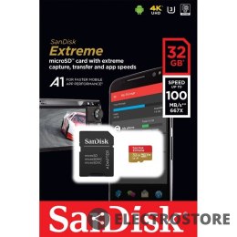 SanDisk Extreme microSDHC 32GB 100/60 MB/s A1 V30 U3