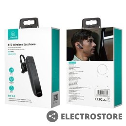 USAMS Słuchawka Bluetooth 5.0 BT2 mono Czarna