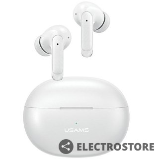 USAMS Słuchawki Bluetooth TWS 5.3 X-Don Series Dual microfon ENC białe