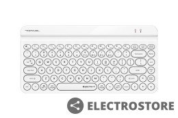 A4 Tech Klawiatura FStyler FBK30 biały 2.4GHz + BT (silent)